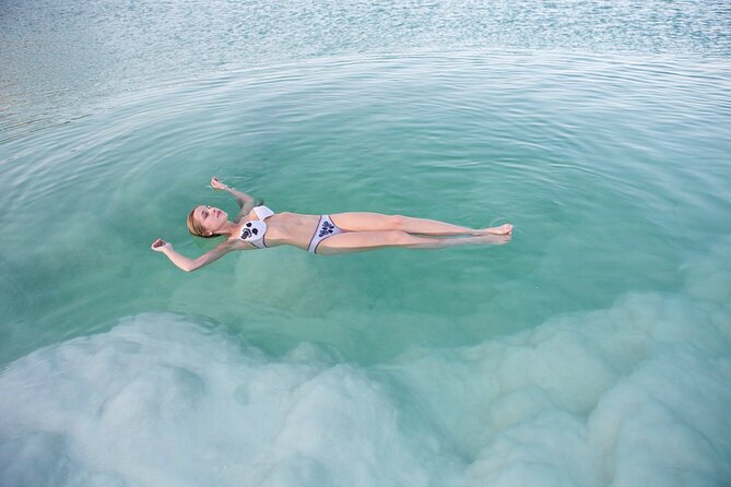 2-Day Private Tour from Amman: Petra, Wadi Rum Camp & Dead Sea. - Floating at a Dead Sea Resort
