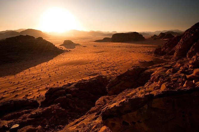 2 Hour Jeep Tour - Wadi Rum Desert & Canyon - Walking the famous red sand dune