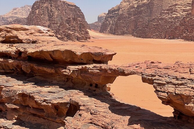4 Hour Jeep Tour Wadi Rum Desert Highlights (morning or sunset) - Khazali Canyon and its carved record of the past