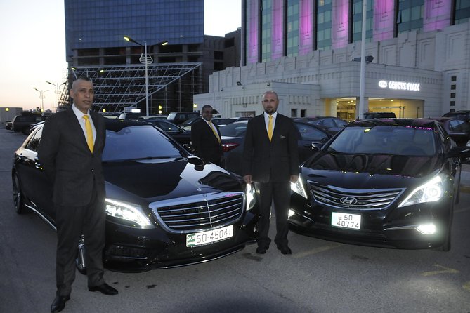 Airport pickup or drop off transfer from or to Amman city - The 30 to 40-minute drive into Amman