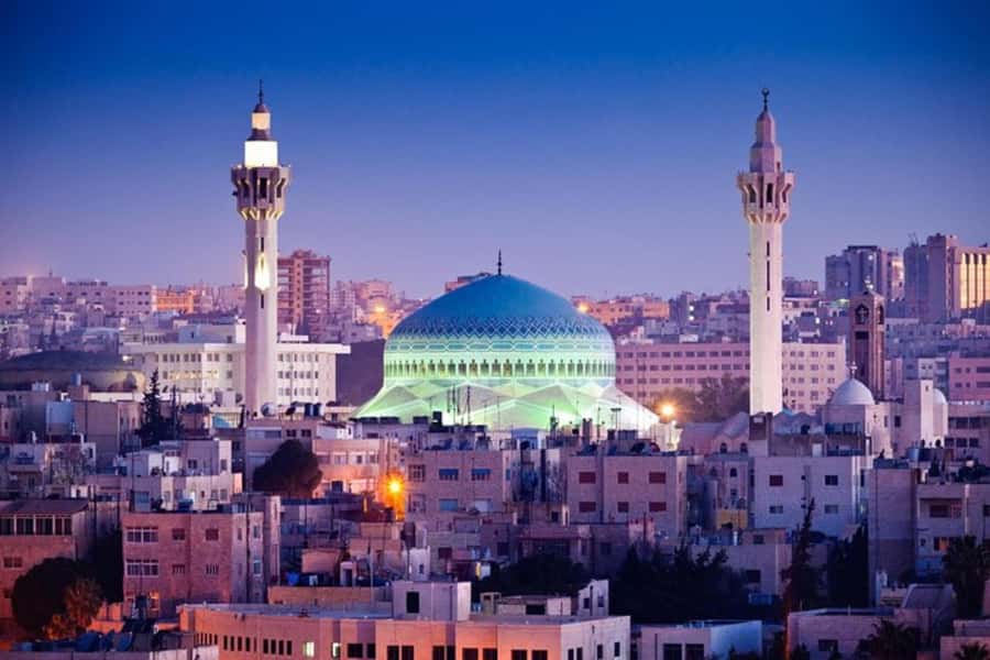 Amman City Tour From Amman - Seeing the Roman Theatre from the lower city