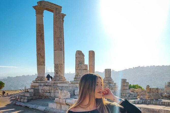 Amman Private City Tour - Look across Amman from the Citadel