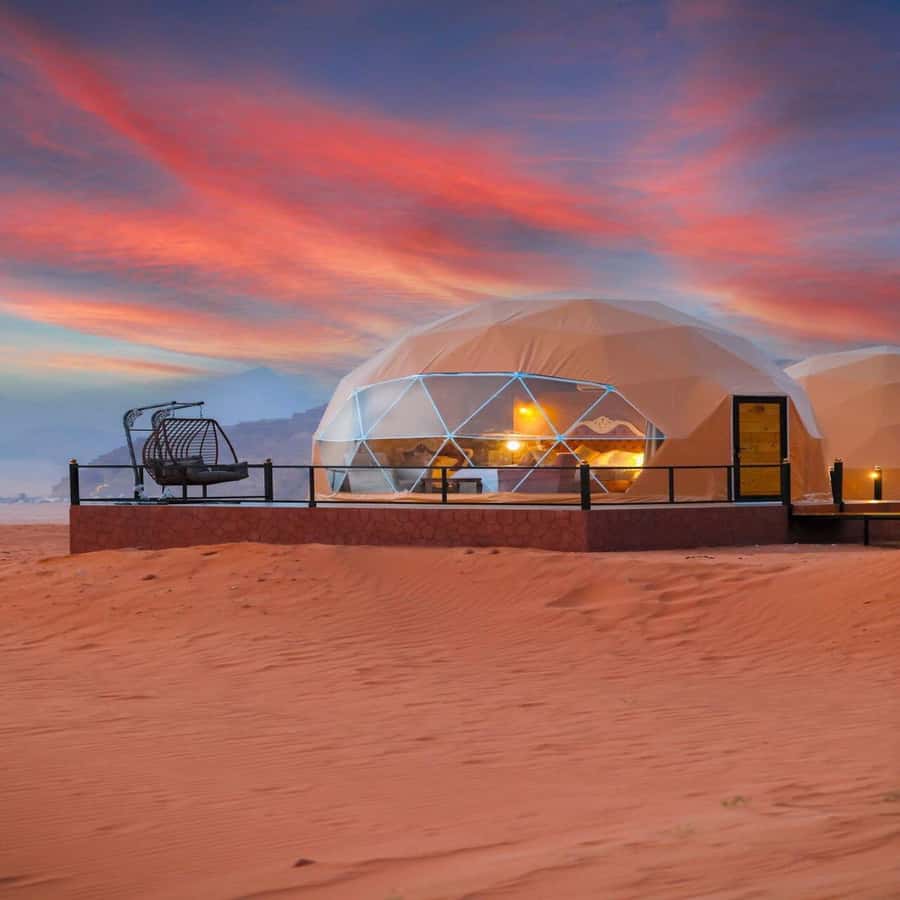 Amman Private Tour Petra Wadi Rum And Dead Sea 2day Bubble - Sleeping under the Wadi Rum sky