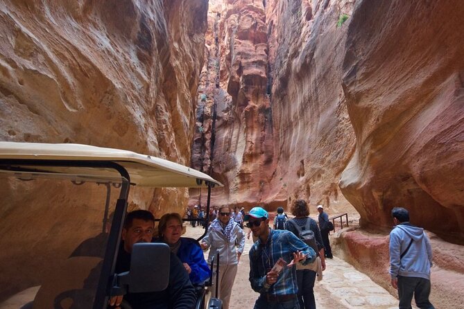 Aqaba Shore Excursion: Private accessible Petra Tour - Entering Petra through the Siq