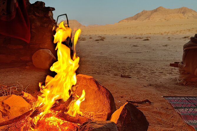 Best of Wadi Rum | Full day Jeep tour + Sleep under the stars | Pack all-in - Nabatean Temple and ancient carvings