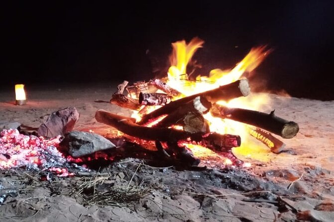 Cooking outside in little Petra between the Mountains. - Who will enjoy this evening most?