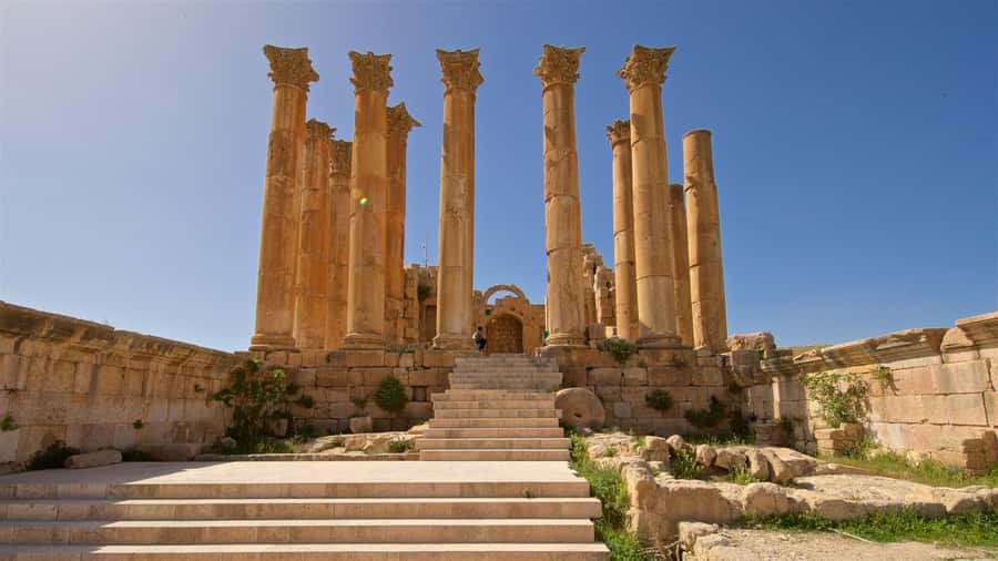 From Amman: Full day Jerash and Amman city Tour - The 6,000-seat Roman Theatre in central Amman