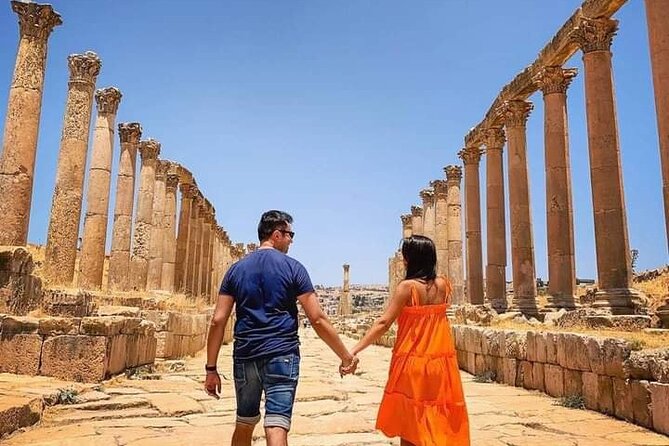 From Amman: Private Full Day Tour Jerash Ajloun & Um Qais - Umm Qais and the view toward Lake Tiberias