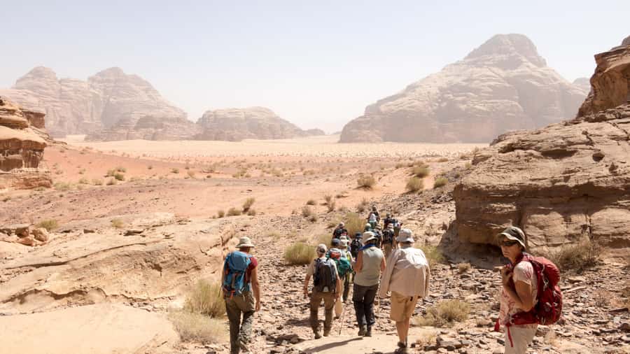 From Wadi Rum: 2-Day Hiking Adventure and Jeep Tour - Rock Bridges, The Eyes, and Elqetter Spring