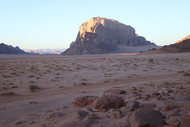 Full-Day 8 Hour Jeep Tour into Wadi Rum Protected Area with Stay - One long day through Wadi Rum