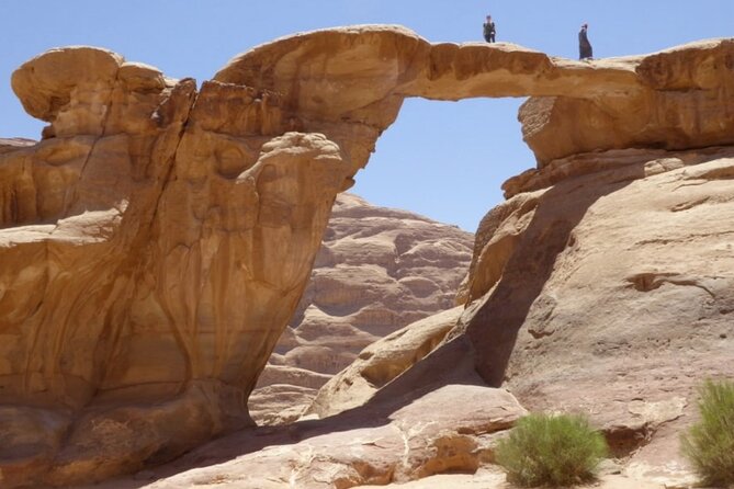 Full Day Jeep Tour and Overnight in Wadi Rum - Khazali Canyon and ancient marks in the rock