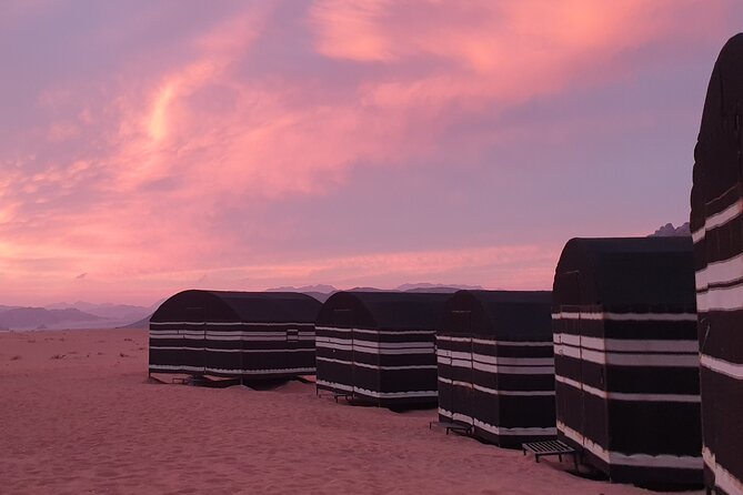 Full Day Jeep Tour and Overnight in Wadi Rum - Abu Khashaba Canyon and sandboarding