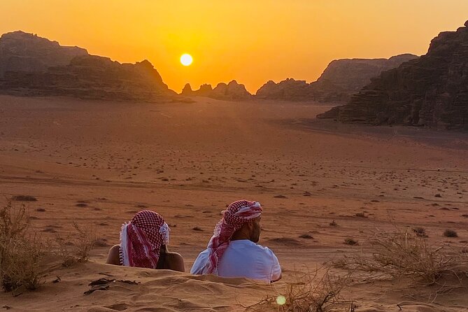 Full day Jeep Tour in Wadi Rum desert - Red dunes and Khazali Canyon
