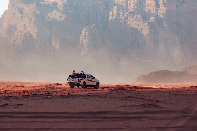 Full Day Jeep Tour in Wadi Rum Desert | Magic Bedouin Star - Jebel Khazali’s narrow canyon and old inscriptions