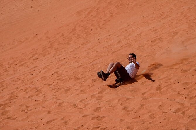 Full Day Jeep Tour in Wadi Rum (incl. Bedouin picnic lunch) - Khazali Canyon and its ancient inscriptions