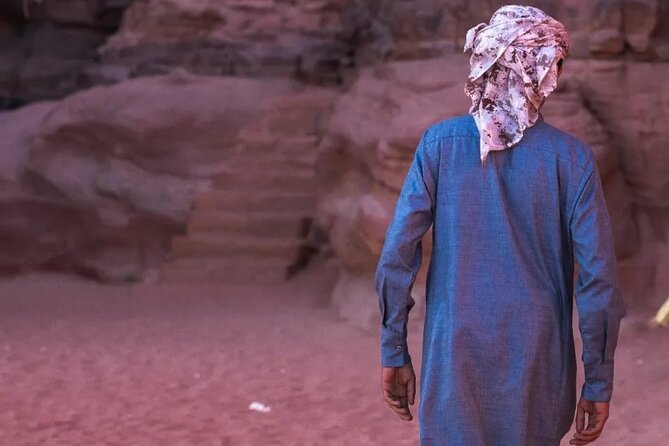Full-Day Jeep Tour in Wadi Rum with Overnight Stay - Bedouin lunch beneath the mountains