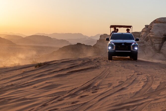 Full Day Jeep Tour + Night Under the Stars - Burdah views and Abu Khashaba Canyon
