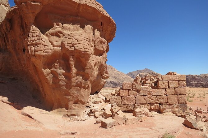 Full-Day Jeep Tour, Wadi Rum Desert Highlights - Little Rock Bridge for an easy scramble