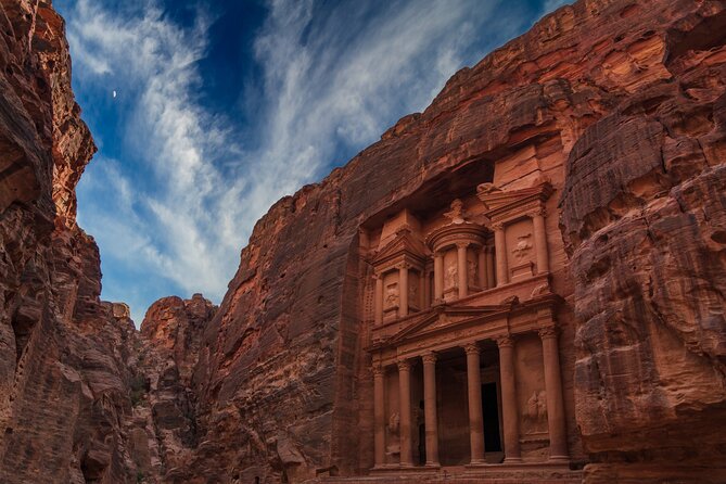 Full-Day Petra Adventure: Round-Trip Transportation from Amman - The Urn Tomb and its high views