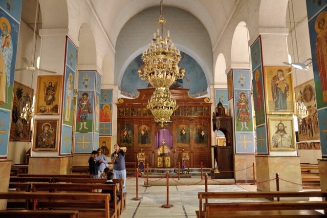 Full-Day Private Tour to Madaba, Mount Nebo and Dead Sea - Madaba and the map inside St. George’s Church