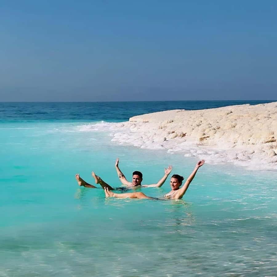 Half Day Tour Dead Sea , Pink Lake, Crystal beach From Amman - From Amman to the lowest point on Earth