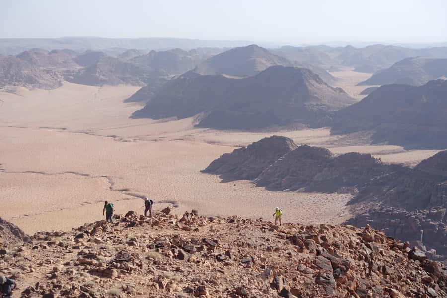 Hike to Jordan's Highest Mountain, Umm Ad Dami & Overnight - The jeep ride into Wadi Rum’s southern desert