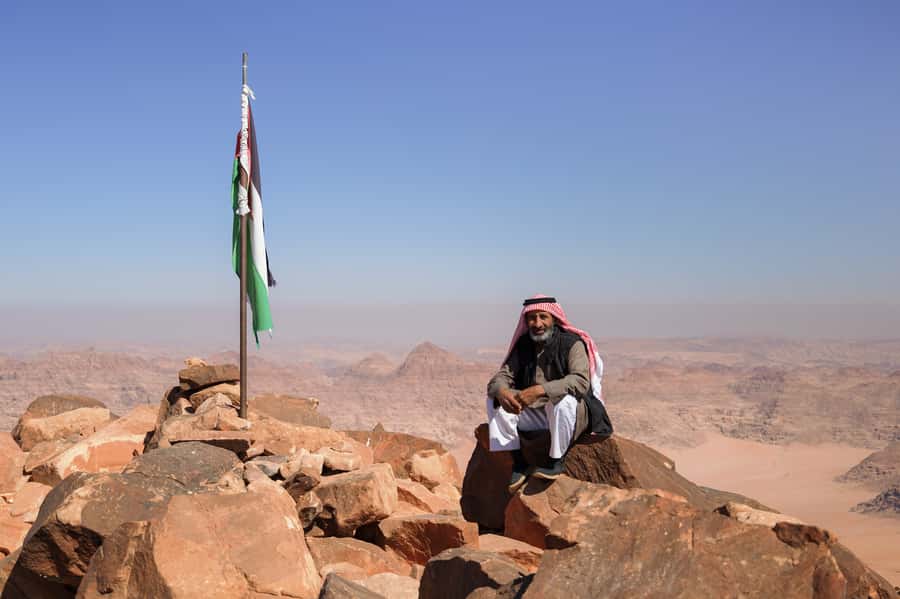 Hike to Jordan's Highest Mountain, Umm Ad Dami & Overnight - Lunch, tea, and a slower hour in the desert
