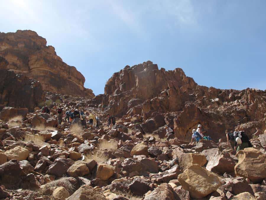 Hike to Jordan's Highest Mountain, Umm Ad Dami & Overnight - Sunset at Wadi Sabet viewpoint