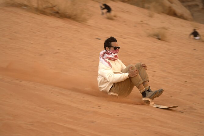 horse riding 2 hours tour in Wadi Rum - Khazali Canyon and old marks in the rock