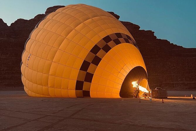 Hot Air Balloon Flight at Wadi Rum - Two and a half hours, with a group of up to 20