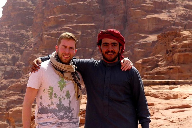 Jeep Tours in Wadi Rum with Bedouin Guide 2,3,4,5 hours | Magic Bedouin Star - Little Bridge, a small climb with a big view