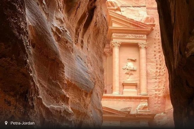 Petra Round-Trip Tour from Aqaba Port - The Treasury and Street of Facades