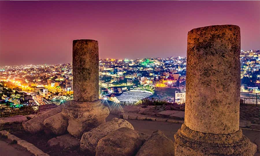 Private Day or Night Amman Sightseeing - Amman in two hours, from ancient hilltop to modern mall