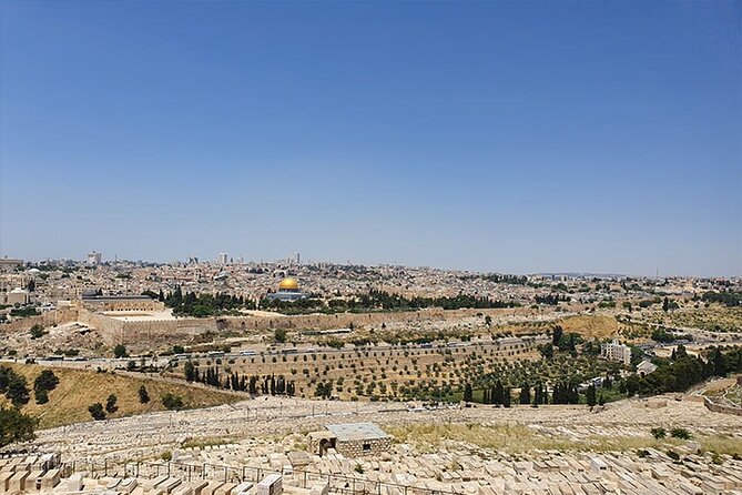Private Day Trip of Jerusalem and Bethlehem from Amman - Mount of Olives opens the Jerusalem visit
