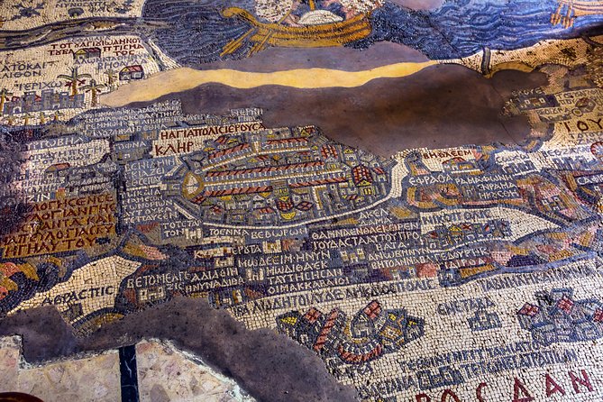 Private Full Day Tour to Jerash, Madaba, and Mount Nebo from Amman - Walking through Jerash’s Oval Plaza and colonnaded streets