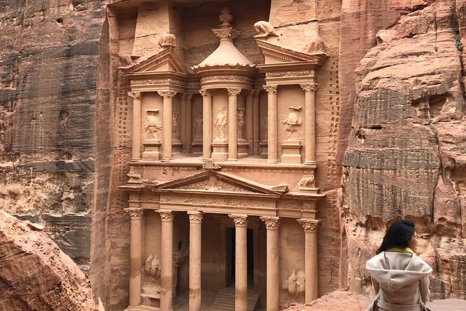 Private Short Tour: 2 Days Madaba, Mt Nebo, Dead Sea, Petra from Amman - Floating at the Dead Sea