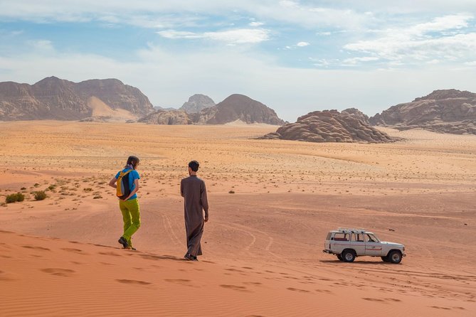 Two-Hour Jeep Safari "Wadi Rum Highlights!" w/ Professional Guide - Khazali Canyon and its inscriptions