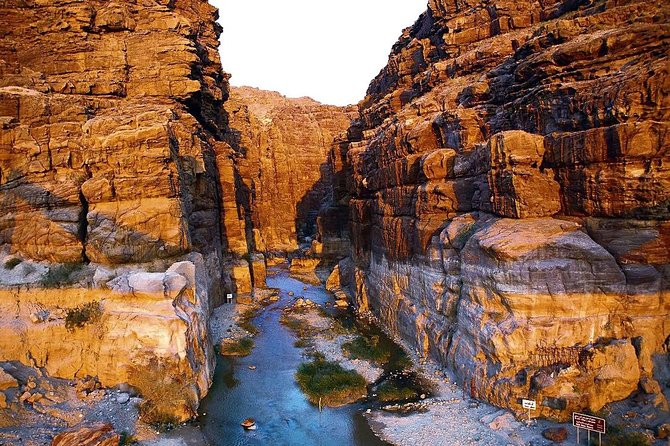 Wadi Mujib Siq Trail with Amman Panoramic&Optional Dead Sea Visit - Entering the Siq Trail and following the river