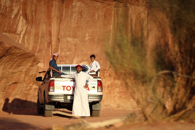 Wadi Rum 2-Day Jeep Tour with Meals and Overnight in Bedouin Camp - A full day among Wadi Rum’s red rocks