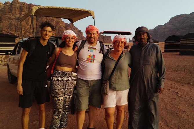 Wadi Rum 2-Day Jeep Tour with Meals and Overnight in Bedouin Camp - Red dunes, little bridges, and Lawrence’s House