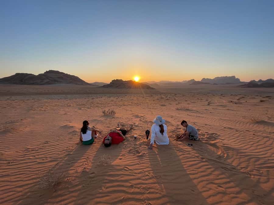 Wadi Rum (2) hour jeep morning tour or sunset tour - Wadi Khazali and its ancient inscriptions