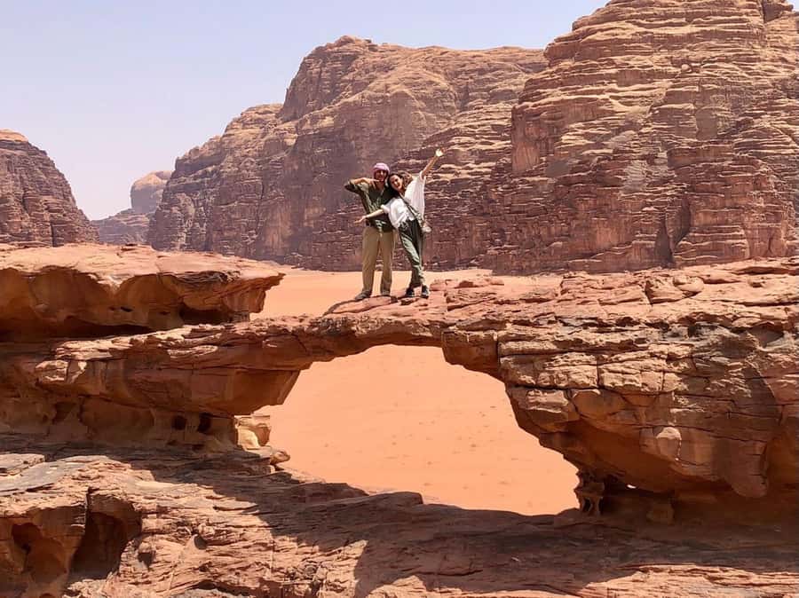 Wadi Rum (2) hour jeep morning tour or sunset tour - Red sand dunes and the best photo break