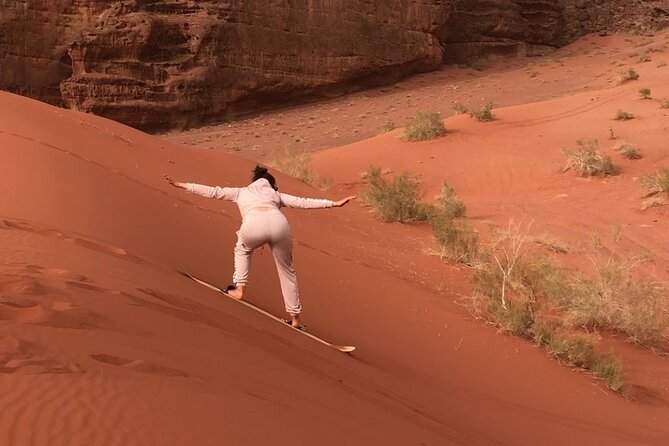 Wadi Rum Cave Camping with Jeep Tour - Lawrence Spring, a famous name with a quiet setting