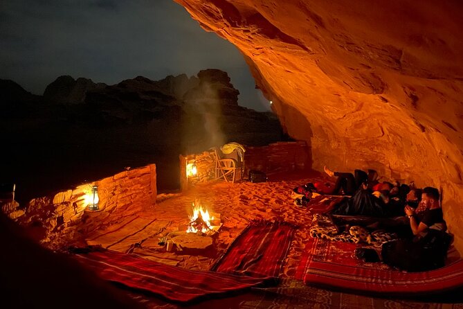 Wadi Rum Cave Camping with Jeep Tour - Meeting in Wadi Rum Village at the start