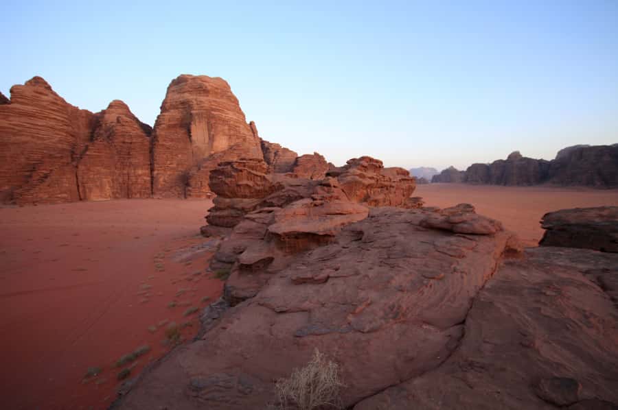 Wadi Rum: Explore 10-Hour Jeep Tour Pass, Guide, Meal & Stay - A desert lunch, Bedouin dinner, and hot tea