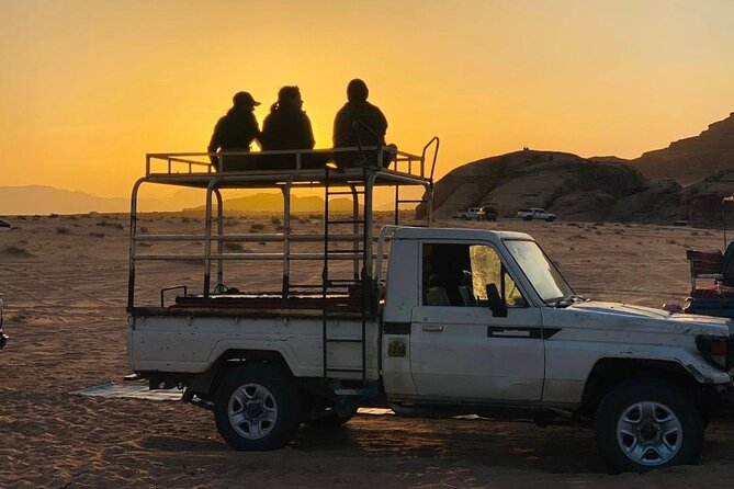Wadi Rum Full Day Jeep Tour + Overnight & Dinner in Bedouin Camp - Starting at Wadi Rum Village at 10am