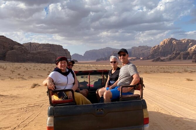 Wadi Rum Full Day Jeep Tour + Overnight in Bedouin Camp & Dinner - Starting at Wadi Rum Village at 10:00