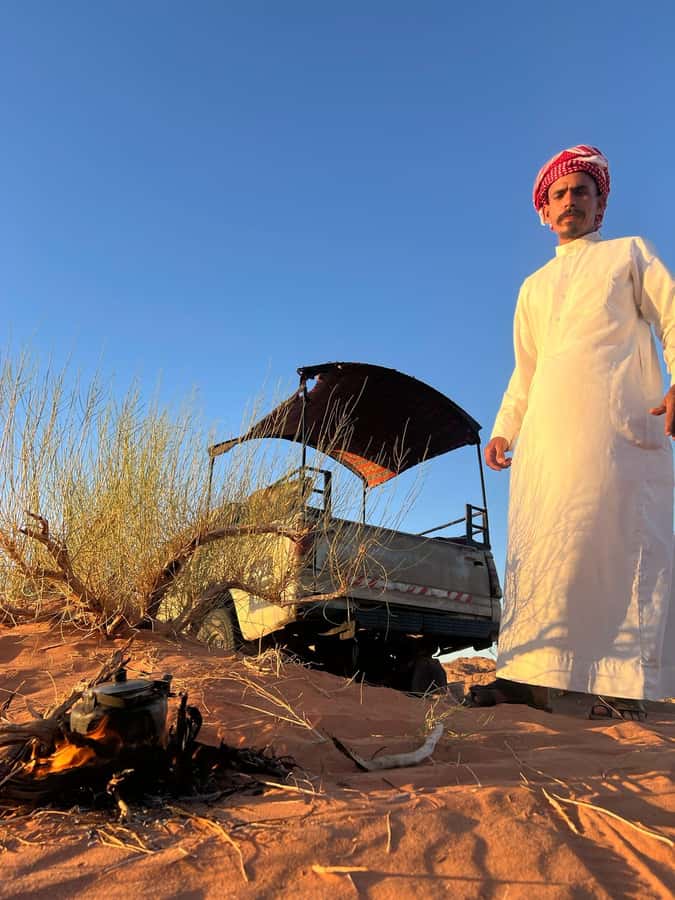Wadi Rum:Full Day Tour Lunch Sand boarding Camel Ride Sunset - Lawrence’s House and the natural mushroom stone