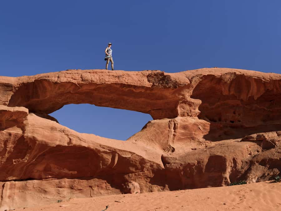 Wadi Rum: Guided Jeep Tour With Overnight Stay and Meals - Khazali Canyon and the smaller rock formations