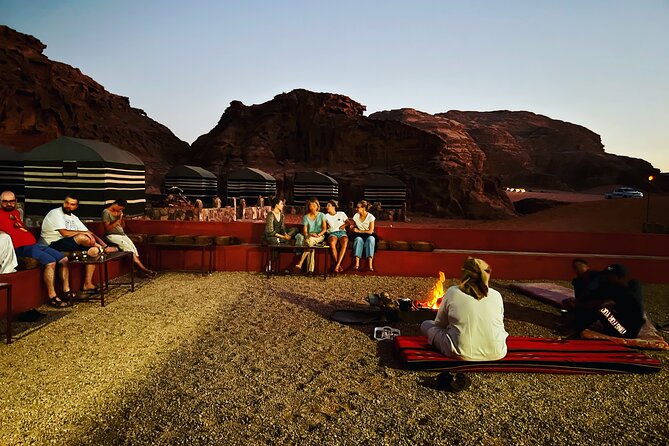 Wadi Rum Jeep Tour & Camp; Overnight - Little Arch, Um Frouth, and Abu Khashaba